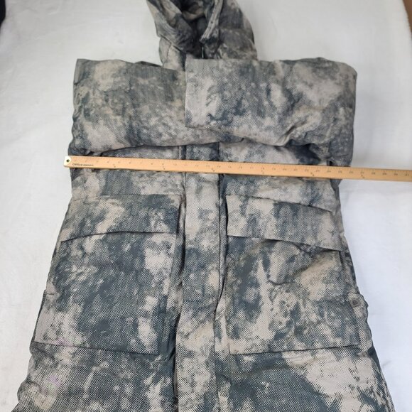 Lululemon Men's Green Tan Lab Down-Fill Jacquard Camouflage Parka Jacket Size M - Picture 3 of 7